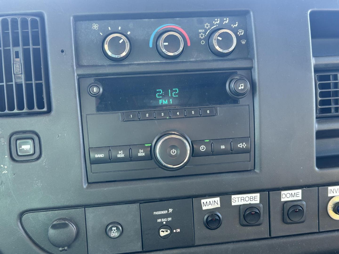 2013 White /Gray Chevrolet Express 2500 Cargo (1GCWGFCB5D1) with an 6.0L V8 OHV 16V FFV engine, 6-Speed Automatic transmission, located at 17760 Hwy 62, Morris, OK, 74445, (918) 733-4887, 35.609104, -95.877060 - 2013 CHEVROLET EXPRESS DEDICATED CNG ONLY RUNS ON COMPRESSED NATURAL GAS RWD 6.0L V8 ENGINE. FEATURING POWER LOCKS, MANUAL WINDOWS, MANUAL MIRRORS, MANUAL SEATS, AM/FM STEREO, LEATHER SEATS, BACKUP CAMERA, TRACTION CONTROL, LOCKING METAL CONSOLE, STEEL SHELVES, SPLIT SWING-OUT RIGHT DOORS, AND TOW P - Photo#11