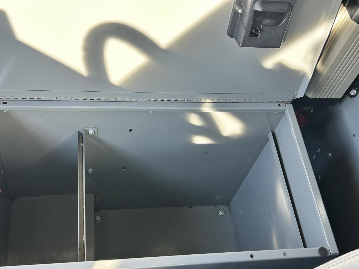 2013 White /Gray Chevrolet Express 2500 Cargo (1GCWGFCB5D1) with an 6.0L V8 OHV 16V FFV engine, 6-Speed Automatic transmission, located at 17760 Hwy 62, Morris, OK, 74445, (918) 733-4887, 35.609104, -95.877060 - 2013 CHEVROLET EXPRESS DEDICATED CNG ONLY RUNS ON COMPRESSED NATURAL GAS RWD 6.0L V8 ENGINE. FEATURING POWER LOCKS, MANUAL WINDOWS, MANUAL MIRRORS, MANUAL SEATS, AM/FM STEREO, LEATHER SEATS, BACKUP CAMERA, TRACTION CONTROL, LOCKING METAL CONSOLE, STEEL SHELVES, SPLIT SWING-OUT RIGHT DOORS, AND TOW P - Photo#14