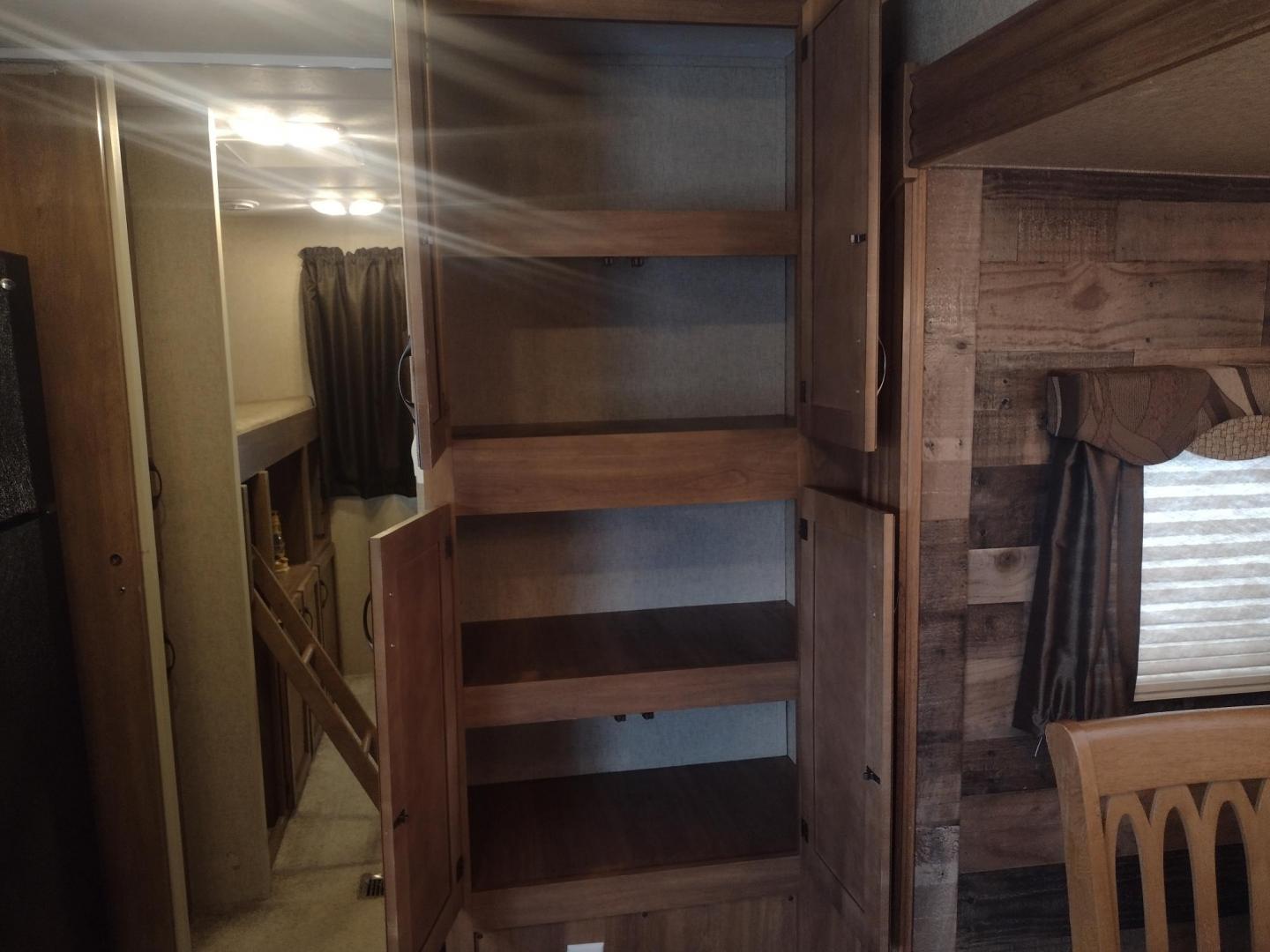 2014 Silver /Gray Forest River Catalina 39BHTS (5ZT2CA4B2ET) , located at 17760 Hwy 62, Morris, OK, 74445, 35.609104, -95.877060 - GET IT WHILE YOU CAN!!! 2014 FOREST RIVER CATALINA COACHMEN 39BHTS 41FT OVERALL WITH 21FT POWER AWNING.***REBUILT TITLE*** IN THE MASTER BEDROOM IS A QUEEN SIZE BED WITH STORAGE UNDER THE BED, OVERHEAD CABINETS, WARDROBE CABINETS, WARDROBE CLOSET, AND CEILING FAN. IN THE LIVING/KITCHEN AREA IS AN EN - Photo#30