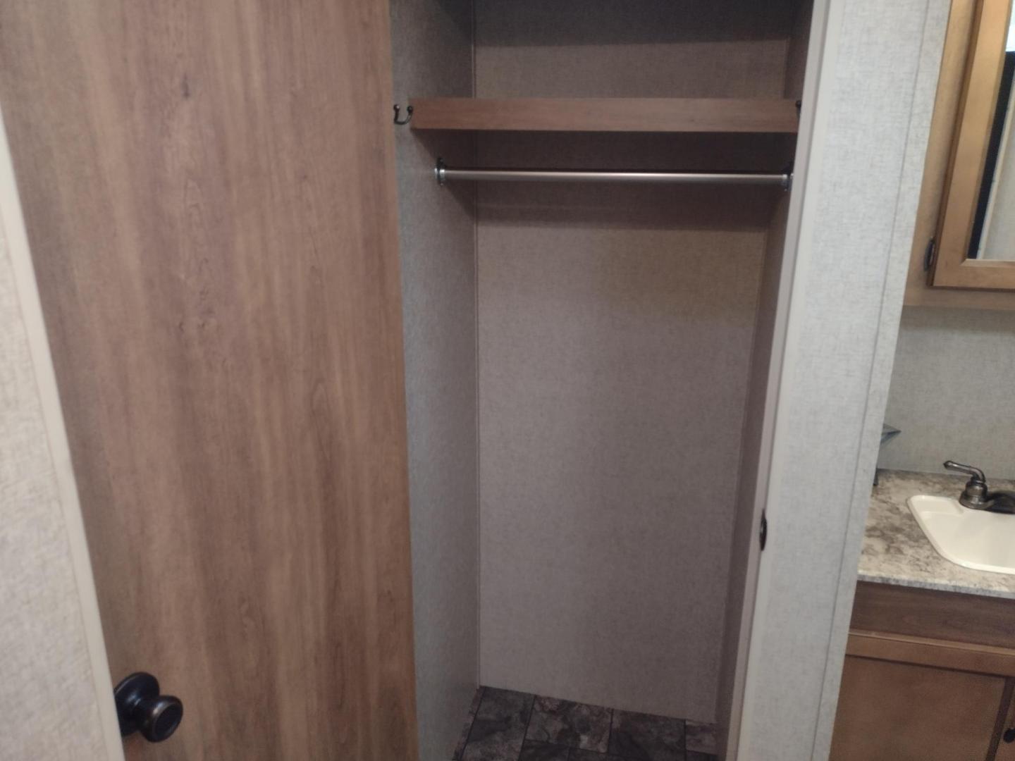 2014 Silver /Gray Forest River Catalina 39BHTS (5ZT2CA4B2ET) , located at 17760 Hwy 62, Morris, OK, 74445, 35.609104, -95.877060 - GET IT WHILE YOU CAN!!! 2014 FOREST RIVER CATALINA COACHMEN 39BHTS 41FT OVERALL WITH 21FT POWER AWNING.***REBUILT TITLE*** IN THE MASTER BEDROOM IS A QUEEN SIZE BED WITH STORAGE UNDER THE BED, OVERHEAD CABINETS, WARDROBE CABINETS, WARDROBE CLOSET, AND CEILING FAN. IN THE LIVING/KITCHEN AREA IS AN EN - Photo#43