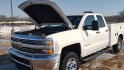 2015 White /Gray Chevrolet Silverado 2500HD (1GC2KUEG7FZ) with an 6.0L V8 OHV 16V FFV engine, 6-Speed Automatic transmission, located at 17760 Hwy 62, Morris, OK, 74445, (918) 733-4887, 35.609104, -95.877060 - 2015 CHEVY SILVERADO 2500 HD 4WD BI-FUEL SYSTEM THAT RUNS ON CNG OR GASOLINE WITH 6.0L V8 ENIGINE. ***CLEAN TITLE*** IT FEATURES POWER LOCKS, POWER WINDOWS, MANUAL SEATS, CLOTH INTERIOR, CRUSIE CONTROL, TRACTION CONTROL, TRAILER BRAKES, BACKUP CAMERA, AM/FM RADIO, NO BACK SEAT HAS OPEN TOOL BOX, - Photo#33