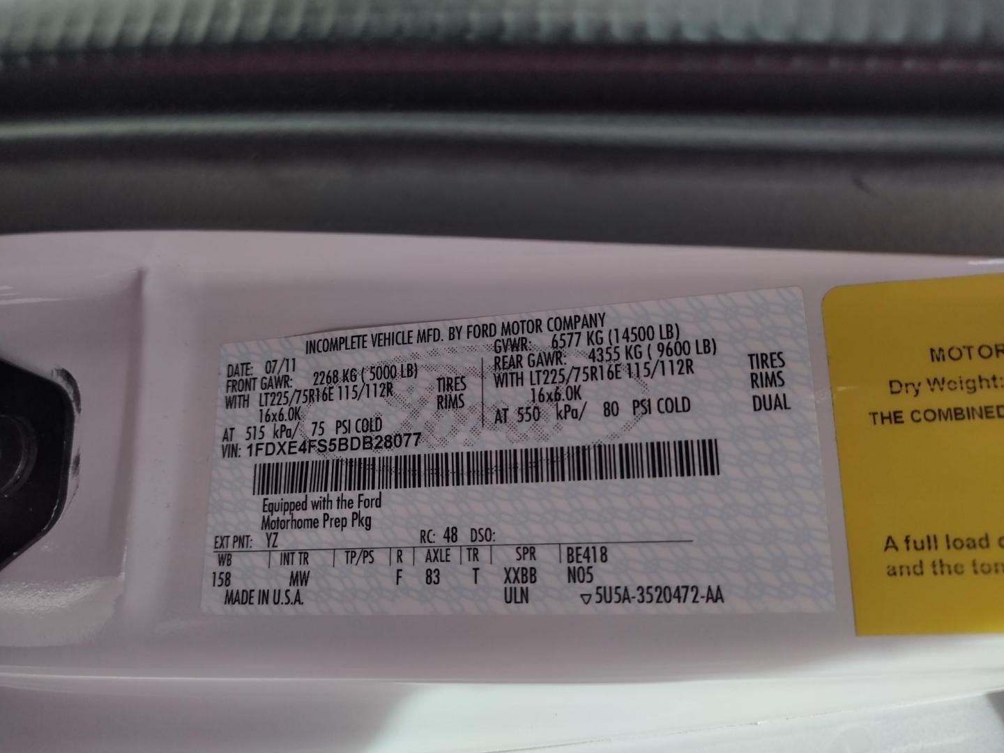 2012 White /BROWN Ford Econoline E450 (1FDXE4FS5BD) with an 6.8L V10 SOHC 20V engine, located at 17760 Hwy 62, Morris, OK, 74445, 35.609104, -95.877060 - SPRING TIME IS HERE WHAT BETTER WAY TO START YOUR TRAVELS IN THIS 2012 FORD E450 2WD FOREST RIVER SUNSEEKER 2860DS CLASS C MOTORHOME 30FT OVERALL. IT FEATURES THE TRITON 6.8L V10 ENGINE, KEYLESS ENTRY, CLOTH MANUAL SEATS, POWER WINDOWS, POWER LOCKS, POWER MIRRORS, CRUISE CONTROL, TOW HAUL MODE, BACK - Photo#60