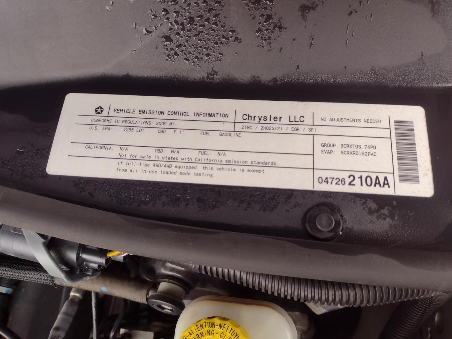 2009 Silver /TAN Jeep Liberty Sport 4WD (1J8GN28K99W) with an 3.7L V6 SOHC 12V engine, 4-Speed Automatic Overdrive transmission, located at 17760 Hwy 62, Morris, OK, 74445, (918) 733-4887, 35.609104, -95.877060 - Photo#25