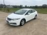 2013 White /Gray Honda Civic (19XFB5F53DE) with an 1.8L L4 SOHC 16V CNG engine, 5A transmission, located at 17760 Hwy 62, Morris, OK, 74445, (918) 733-4887, 35.609104, -95.877060 - 2013 HONDA CIVIC DEDICATED CNG (RUNS ONLY ON COMPRESSED NATURAL GAS) HAS A 1.8L 4 CYLINDER ENGINE AND IS 2WD. FEATURES MANUAL SEATS, POWER LOCKS, POWER MIRRORS, POWER WINDOWS. HAS AM/FM RADIO, CD PLAYER, AUX PORT, CRUISE CONTROL, MULTI-FUNCTION STEERING WHEEL CONTROL, AND TRACTION CONTROL. ONLY 53,4 - Photo#0