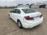 2013 White /Gray Honda Civic (19XFB5F53DE) with an 1.8L L4 SOHC 16V CNG engine, 5A transmission, located at 17760 Hwy 62, Morris, OK, 74445, (918) 733-4887, 35.609104, -95.877060 - 2013 HONDA CIVIC DEDICATED CNG (RUNS ONLY ON COMPRESSED NATURAL GAS) HAS A 1.8L 4 CYLINDER ENGINE AND IS 2WD. FEATURES MANUAL SEATS, POWER LOCKS, POWER MIRRORS, POWER WINDOWS. HAS AM/FM RADIO, CD PLAYER, AUX PORT, CRUISE CONTROL, MULTI-FUNCTION STEERING WHEEL CONTROL, AND TRACTION CONTROL. ONLY 53,4 - Photo#6
