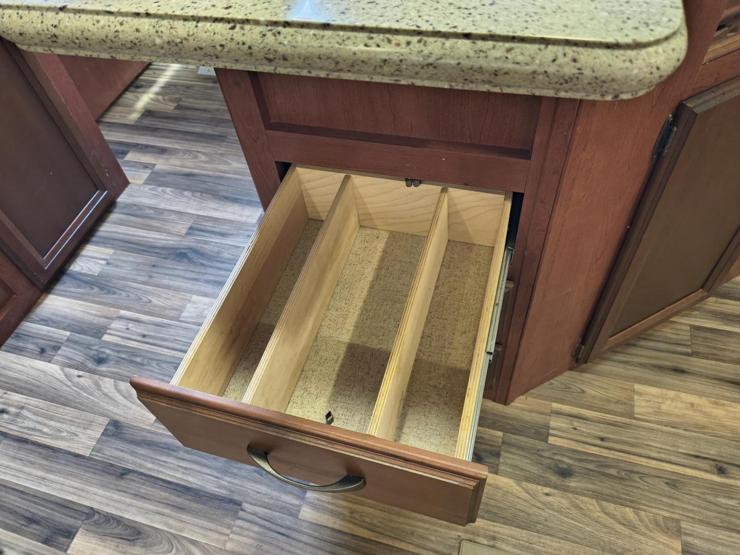 2015 White /BROWN Forest River PUMA 31BHSS 31BHSS (4X4TPUG23FP) , located at 17760 Hwy 62, Morris, OK, 74445, 35.609104, -95.877060 - CAMPING SEASON IS RIGHT AROUND THE CORNER SO CHECK OUT THIS 2015 FOREST RIVER PUMA 31BHSS 34.5FT OVERALL WITH 15FT POWER AWNING. IN THE FRONT IS THE MASTER BEDROOM WITH A QUEEN SIZE BED, STORAGE UNDER THE BED, TWO WARDROBE CLOSETS, AND OVERHEAD CABINETS. IN THE LIVING AND KITCHEN AREA THERE IS A ENT - Photo#25