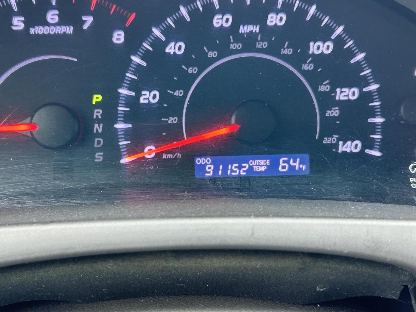 2011 RED /GRAY Toyota Camry LE (4T4BF3EK2BR) with an 2.5L L4 DOHC 16V engine, 6-Speed Automatic transmission, located at 17760 Hwy 62, Morris, OK, 74445, (918) 733-4887, 35.609104, -95.877060 - 2011 TOYOTA CAMRY LE WITH 2.5L 4 CYLINDER ENGINE. THIS FEATURES KEYLESS ENTRY, CLOTH INTERIOR, POWER DRIVER SEAT, MANUAL PASSENGER SEAT, POWER WINDOWS, POWER LOCKS, AM/FM RADIO, CD PLAYER, AUXILIARY PORT, CRUISE CONTROL, AND TRACTION CONTROL. ONLY HAS 91,152 MILES AND FIRETONE 215/65R16 TIRES. ** - Photo#9