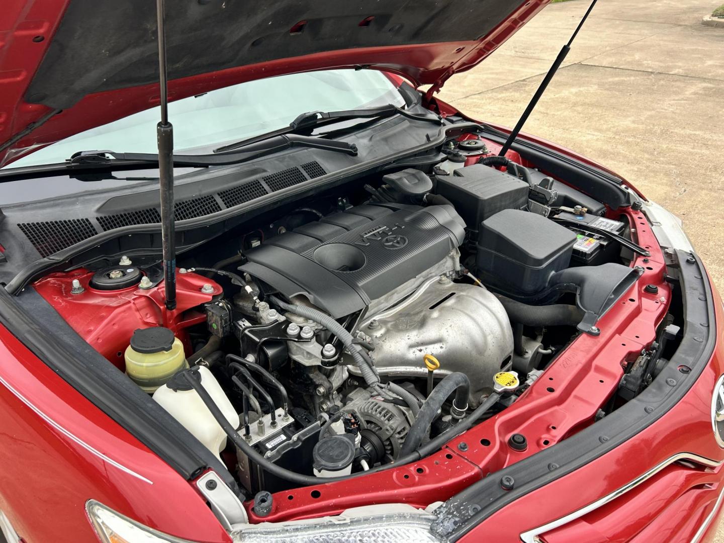 2011 RED /GRAY Toyota Camry LE (4T4BF3EK2BR) with an 2.5L L4 DOHC 16V engine, 6-Speed Automatic transmission, located at 17760 Hwy 62, Morris, OK, 74445, (918) 733-4887, 35.609104, -95.877060 - 2011 TOYOTA CAMRY LE WITH 2.5L 4 CYLINDER ENGINE. THIS FEATURES KEYLESS ENTRY, CLOTH INTERIOR, POWER DRIVER SEAT, MANUAL PASSENGER SEAT, POWER WINDOWS, POWER LOCKS, AM/FM RADIO, CD PLAYER, AUXILIARY PORT, CRUISE CONTROL, AND TRACTION CONTROL. ONLY HAS 91,152 MILES AND FIRETONE 215/65R16 TIRES. ** - Photo#16