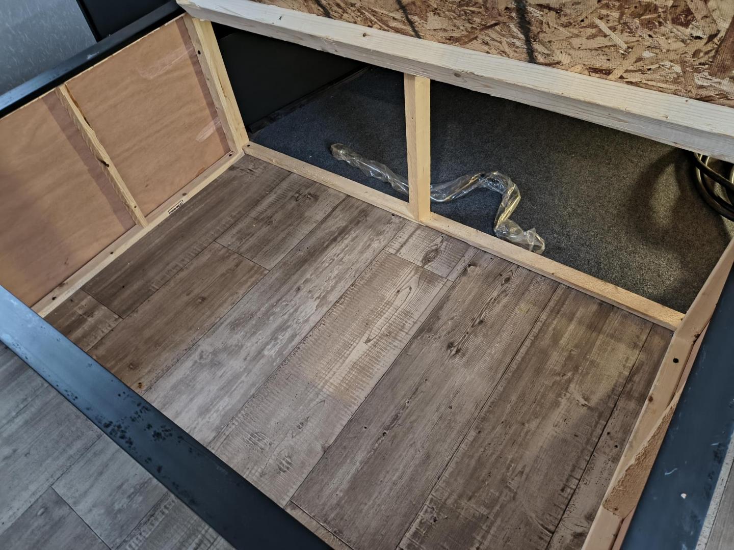 2022 Grey /Black Forest River 22RR - (4X4TCKX20NK) , located at 17760 Hwy 62, Morris, OK, 74445, 35.609104, -95.877060 - SPRING HAS SPRUNG AND SUMMER IS ON THE WAY!!! BIKERS WILL ENJOY THIS TOY HAULER. IT IS READY TO HIT THE ROAD AND ENJOY YOUR SUMMER. THIS CAMPER IS 30FT OVERALL HAS A QUEEN SIZED MASTER BED WITH A CLOSET WARDROBE ON EACH SIDE AND TV MOUNT. THE BATHROOM HAS A STANDUP ENCLOSED SHOWER WITH SINK AND VANI - Photo#15