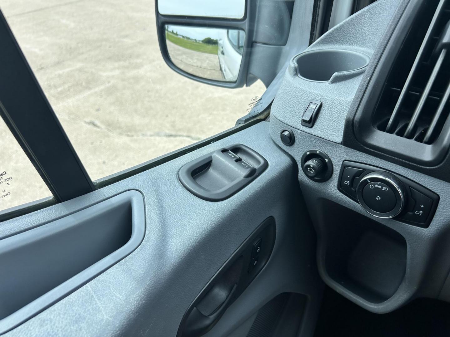 2017 White /GRAY Ford Transit 250 Van high Roof w/Sliding Pass. 148-in. WB (1FTYR2CM9HK) with an 3.7L V6 DOHC 24V engine, 6A transmission, located at 17760 Hwy 62, Morris, OK, 74445, (918) 733-4887, 35.609104, -95.877060 - 2017 FORD TRANSIT 250 HIGH TOP BI-FUEL SYSTEM RUNS ON CNG OR GASOLINE HAS THE 3.7L V6 ENIGINE. ***CLEAN TITLE*** IT FEATURES KEYLESS ENTRY, CLOTH INTERIOR, MANUAL SEATS, POWER WINDOWS, POWER LOCKS, POWER MIRRORS, CRUISE CONTROL, HANDS FREE CALLING, AM/FM RADIO, SIRIUS RADIO, BLUETOOTH RADIO, BACKUP - Photo#9