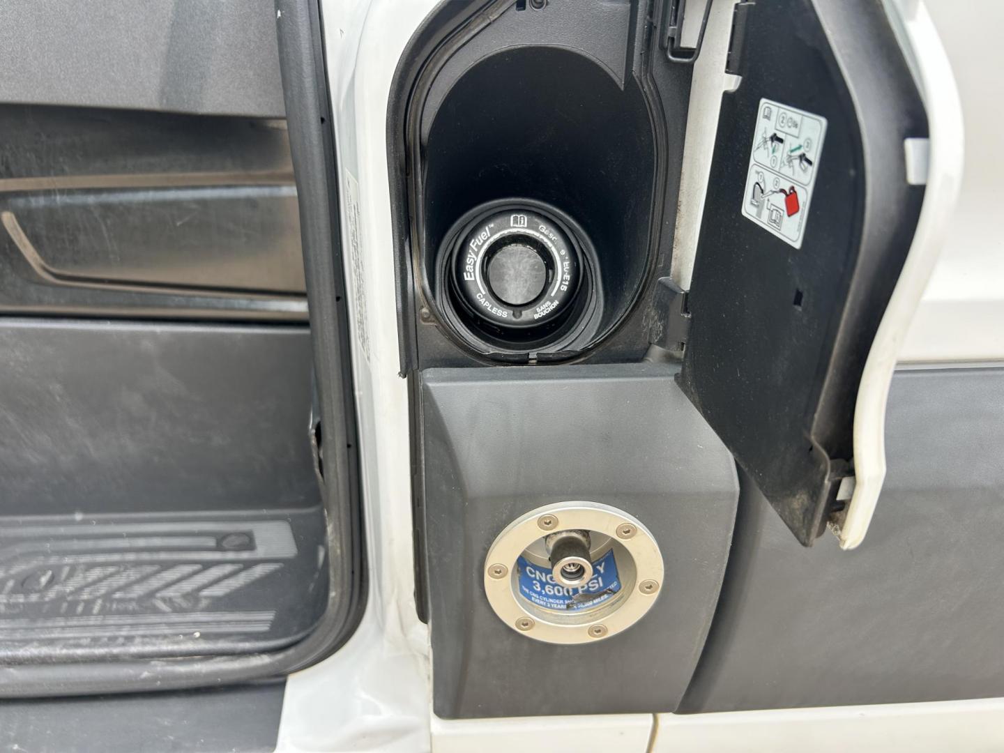 2017 White /GRAY Ford Transit 250 Van high Roof w/Sliding Pass. 148-in. WB (1FTYR2CM9HK) with an 3.7L V6 DOHC 24V engine, 6A transmission, located at 17760 Hwy 62, Morris, OK, 74445, (918) 733-4887, 35.609104, -95.877060 - 2017 FORD TRANSIT 250 HIGH TOP BI-FUEL SYSTEM RUNS ON CNG OR GASOLINE HAS THE 3.7L V6 ENIGINE. ***CLEAN TITLE*** IT FEATURES KEYLESS ENTRY, CLOTH INTERIOR, MANUAL SEATS, POWER WINDOWS, POWER LOCKS, POWER MIRRORS, CRUISE CONTROL, HANDS FREE CALLING, AM/FM RADIO, SIRIUS RADIO, BLUETOOTH RADIO, BACKUP - Photo#23