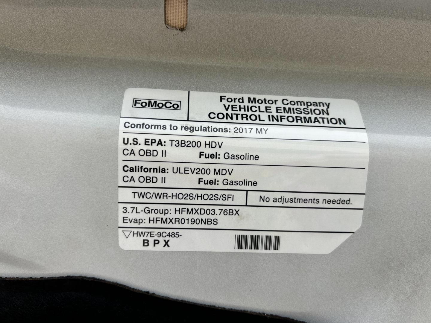 2017 White /GRAY Ford Transit 250 Van high Roof w/Sliding Pass. 148-in. WB (1FTYR2CM9HK) with an 3.7L V6 DOHC 24V engine, 6A transmission, located at 17760 Hwy 62, Morris, OK, 74445, (918) 733-4887, 35.609104, -95.877060 - 2017 FORD TRANSIT 250 HIGH TOP BI-FUEL SYSTEM RUNS ON CNG OR GASOLINE HAS THE 3.7L V6 ENIGINE. ***CLEAN TITLE*** IT FEATURES KEYLESS ENTRY, CLOTH INTERIOR, MANUAL SEATS, POWER WINDOWS, POWER LOCKS, POWER MIRRORS, CRUISE CONTROL, HANDS FREE CALLING, AM/FM RADIO, SIRIUS RADIO, BLUETOOTH RADIO, BACKUP - Photo#29