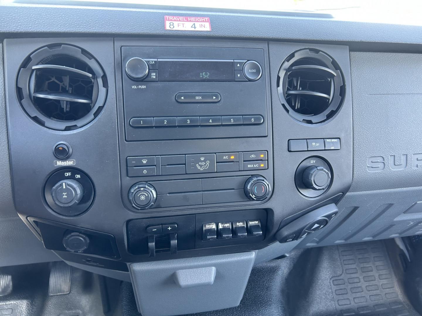 2013 White /GRAY Ford F-350 SD (1FDRF3A67DE) with an 6.2L V8 OHV 16V engine, 6-Speed Automatic transmission, located at 17760 Hwy 62, Morris, OK, 74445, (918) 733-4887, 35.609104, -95.877060 - 2013 FORD F-350 6.2 V8 RWD DEDICATED CNG ONLY RUNS ON COMPRESSED NATURAL GAS AND DOES NOT RUN ON GASOLINE. FEATURES MANUAL SEATS, MANUAL LOCKS, MANUAL WINDOWS, MANUAL MIRRORS, AM/FM STEREO, VINYL SEATS, CRUISE CONTROL, TRACTION CONTROL, FACTORY-EQUIPT TRAILER BREAKS, POWER CONVERTER, GASOLINE CUMMIN- Photo#12