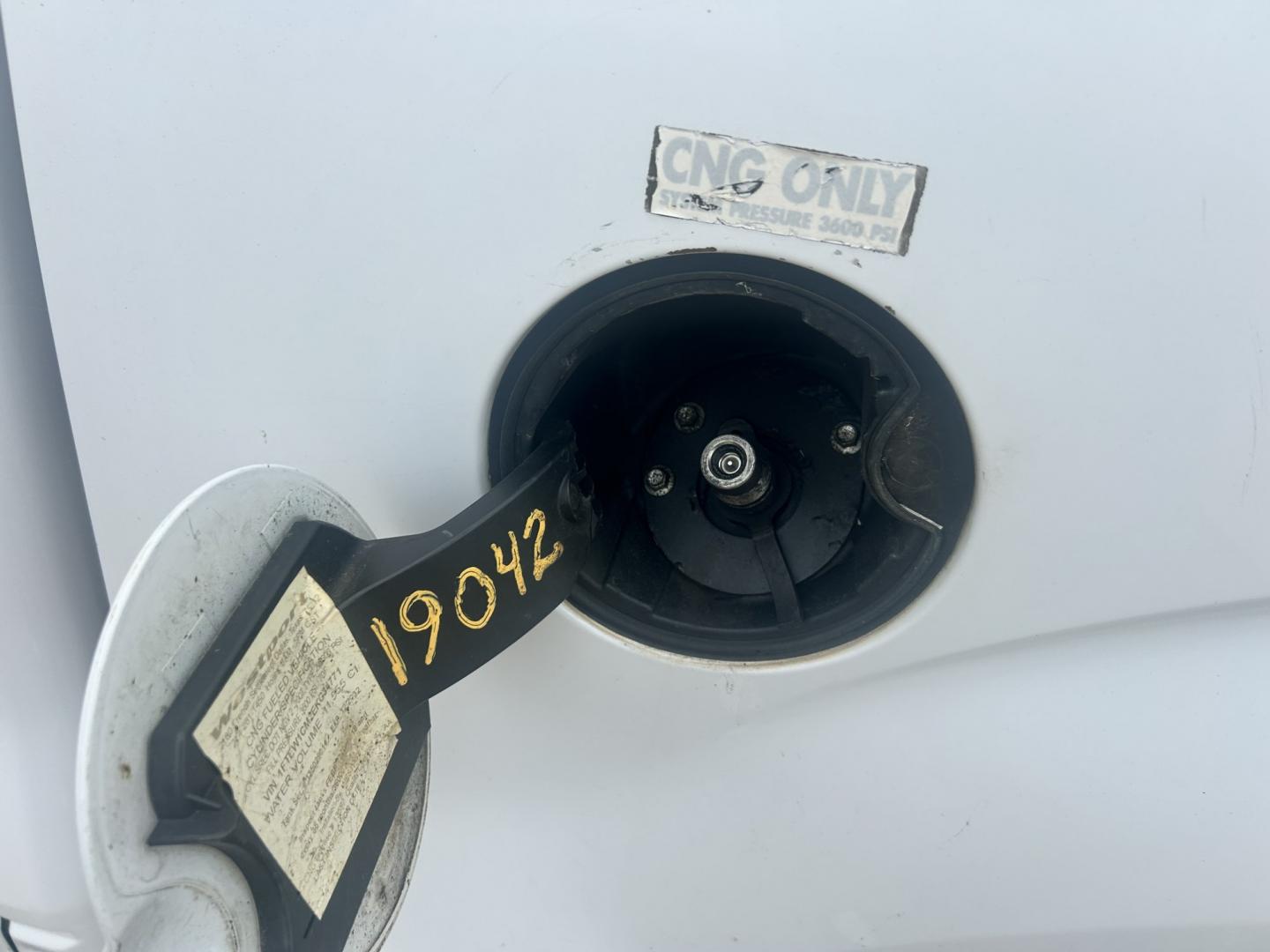 2014 White /GRAY Ford F-150 (1FTEW1CM2EK) with an 3.7L V6 DOHC 24V engine, 6-Speed Automatic transmission, located at 17760 Hwy 62, Morris, OK, 74445, (918) 733-4887, 35.609104, -95.877060 - 2014 FORD F-150 2WD 3.7L V6 DEDICATED CNG ONLY RUNS ON COMPRESSED NATURAL GAS. FEATURES KEYLESS REMOTE ENTRY, VINYL MANUAL SEATS, POWER LOCKS, POWER WINDOWS, AM/FM STEREO, AND TRACTION CONTROL. HAS 137,341 MILES WITH 255/65R17 TIRES. THIS IS A DEDICATED CNG THAT ONLY RUNS ON COMPRESSED NATURAL GAS A- Photo#15