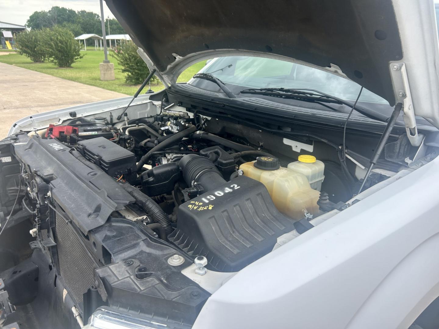 2014 White /GRAY Ford F-150 (1FTEW1CM2EK) with an 3.7L V6 DOHC 24V engine, 6-Speed Automatic transmission, located at 17760 Hwy 62, Morris, OK, 74445, (918) 733-4887, 35.609104, -95.877060 - 2014 FORD F-150 2WD 3.7L V6 DEDICATED CNG ONLY RUNS ON COMPRESSED NATURAL GAS. FEATURES KEYLESS REMOTE ENTRY, VINYL MANUAL SEATS, POWER LOCKS, POWER WINDOWS, AM/FM STEREO, AND TRACTION CONTROL. HAS 137,341 MILES WITH 255/65R17 TIRES. THIS IS A DEDICATED CNG THAT ONLY RUNS ON COMPRESSED NATURAL GAS A- Photo#17