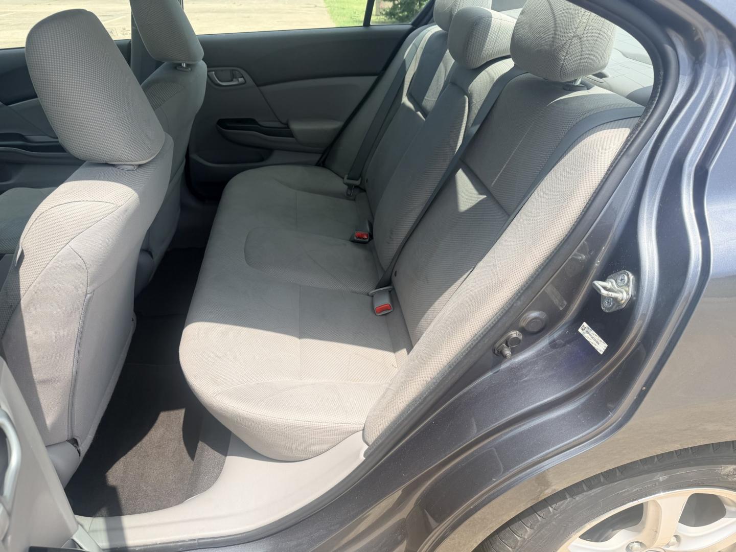 2012 Grey /GRAY Honda Civic CNG (19XFB5F53CE) with an 1.8L L4 SOHC 16V CNG engine, 5-Speed Automatic transmission, located at 17760 Hwy 62, Morris, OK, 74445, (918) 733-4887, 35.609104, -95.877060 - 2012 HONDA CIVIC DEDICATED CNG (RUNS ONLY ON COMPRESSED NATURAL GAS) HAS A 1.8L 4 CYLINDER ENGINE AND IS 2WD. FEATURES MANUAL SEATS, POWER LOCKS, POWER MIRRORS, POWER WINDOWS. HAS AM/FM RADIO, CD PLAYER, AUX PORT, NAVIGATION, CRUISE CONTROL, MULTI-FUNCTION STEERING WHEEL CONTROL, HANDS FREE CALLING- Photo#14