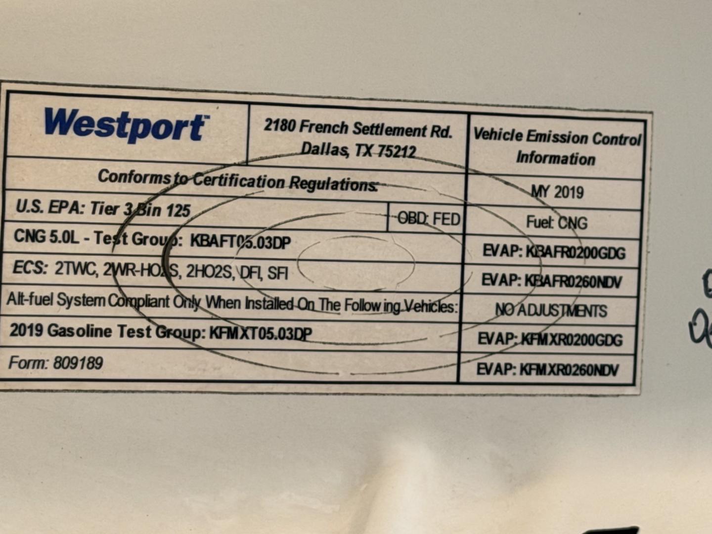 2019 White /Gray Ford F-150 (1FTFX1E54KK) with an 5.0L V8 OHV 16V engine, 6A transmission, located at 17760 Hwy 62, Morris, OK, 74445, (918) 733-4887, 35.609104, -95.877060 - 2019 FORD F150 HAS A 5.0L V8 ENGINE AND IS 4WD. FEATURES KEYLESS ENTERY, LEATHER INTERIOR, POWER WINDOWS, POWER LOCKS, POWER MIRRORS, AM/FM RADIO, HANDS FREE CALLING, A/C, TRACTION CONTROL,USB PORT, BACKUP CAMERA, BED COVER, AND BED LINER. EQUIPPED WITH A BI-FUEL CNG FUEL SYSTEM. IT RUNS ON COMPRESS- Photo#25