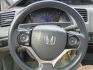 2012 White /GRAY Honda Civic (19XFB5F58CE) with an 1.8L L4 SOHC 16V CNG engine, 5-Speed Automatic transmission, located at 17760 Hwy 62, Morris, OK, 74445, (918) 733-4887, 35.609104, -95.877060 - 2012 HONDA CIVIC DEDICATED CNG (RUNS ONLY ON COMPRESSED NATURAL GAS) HAS A 1.8L 4 CYLINDER ENGINE AND IS 2WD. FEATURES MANUAL SEATS, POWER LOCKS, POWER MIRRORS, POWER WINDOWS. HAS AM/FM RADIO, CD PLAYER, AUX PORT, CRUISE CONTROL, MULTI-FUNCTION STEERING WHEEL CONTROL, HANDS FREE CALLING, AND TRACTIO- Photo#10