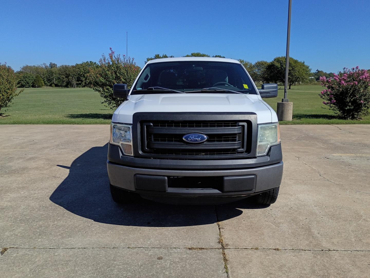 2014 White /GRAY Ford F-150 (1FTEX1CM0EK) with an 3.7L V6 DOHC 24V engine, 6A transmission, located at 17760 Hwy 62, Morris, OK, 74445, (918) 733-4887, 35.609104, -95.877060- Photo#1