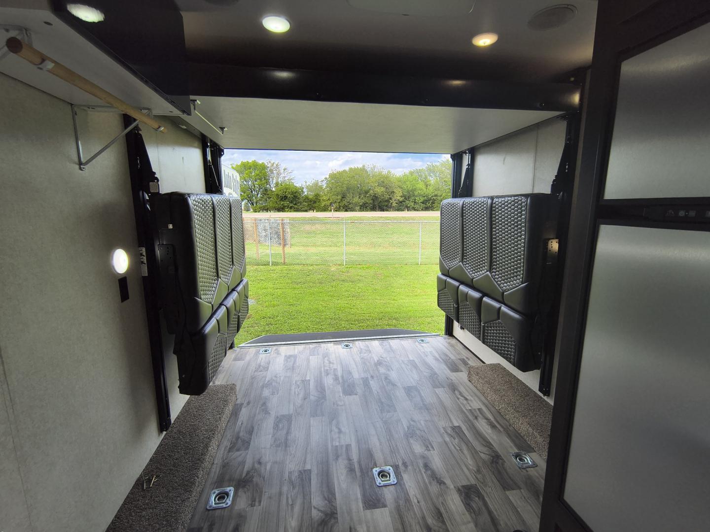 2020 White /BROWN Jayco OCTANE SL 161 161 (1UJBJSBJ7L1) , located at 17760 Hwy 62, Morris, OK, 74445, 35.609104, -95.877060 - READY FOR YOUR NEXT GETAWAY? CHECK OUT THIS 2020 JAYCO OCTANE SL 161 12FT OVERALL TOY HAULER! WHETHER YOU'RE HEADING OUT FOR A WEEKEND OF ATV RIDING, DIRT BIKING, OR RELAXING AT YOUR FAVORITE CAMPGROUND, THIS VERSATILE TOY HAULER LETS YOU BRING THE FUN WITH YOU. ENJOY THE FREEDOM OF THE OPEN ROAD AN- Photo#28