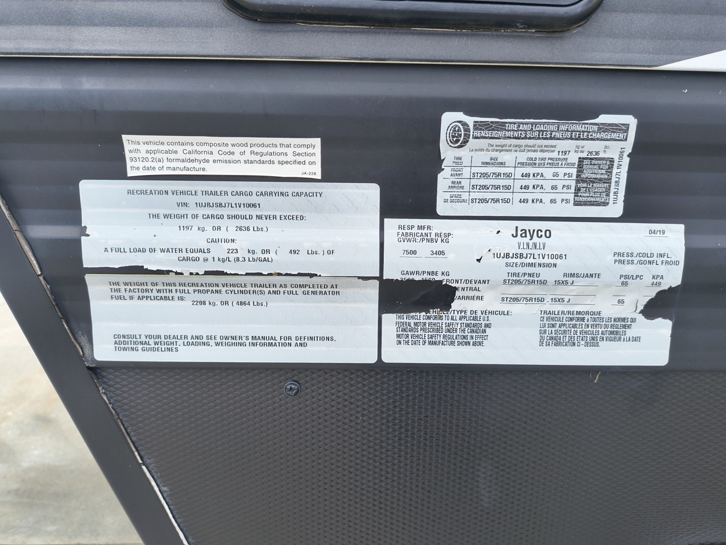 2020 White /BROWN Jayco OCTANE SL 161 161 (1UJBJSBJ7L1) , located at 17760 Hwy 62, Morris, OK, 74445, 35.609104, -95.877060 - READY FOR YOUR NEXT GETAWAY? CHECK OUT THIS 2020 JAYCO OCTANE SL 161 12FT OVERALL TOY HAULER! WHETHER YOU'RE HEADING OUT FOR A WEEKEND OF ATV RIDING, DIRT BIKING, OR RELAXING AT YOUR FAVORITE CAMPGROUND, THIS VERSATILE TOY HAULER LETS YOU BRING THE FUN WITH YOU. ENJOY THE FREEDOM OF THE OPEN ROAD AN- Photo#40