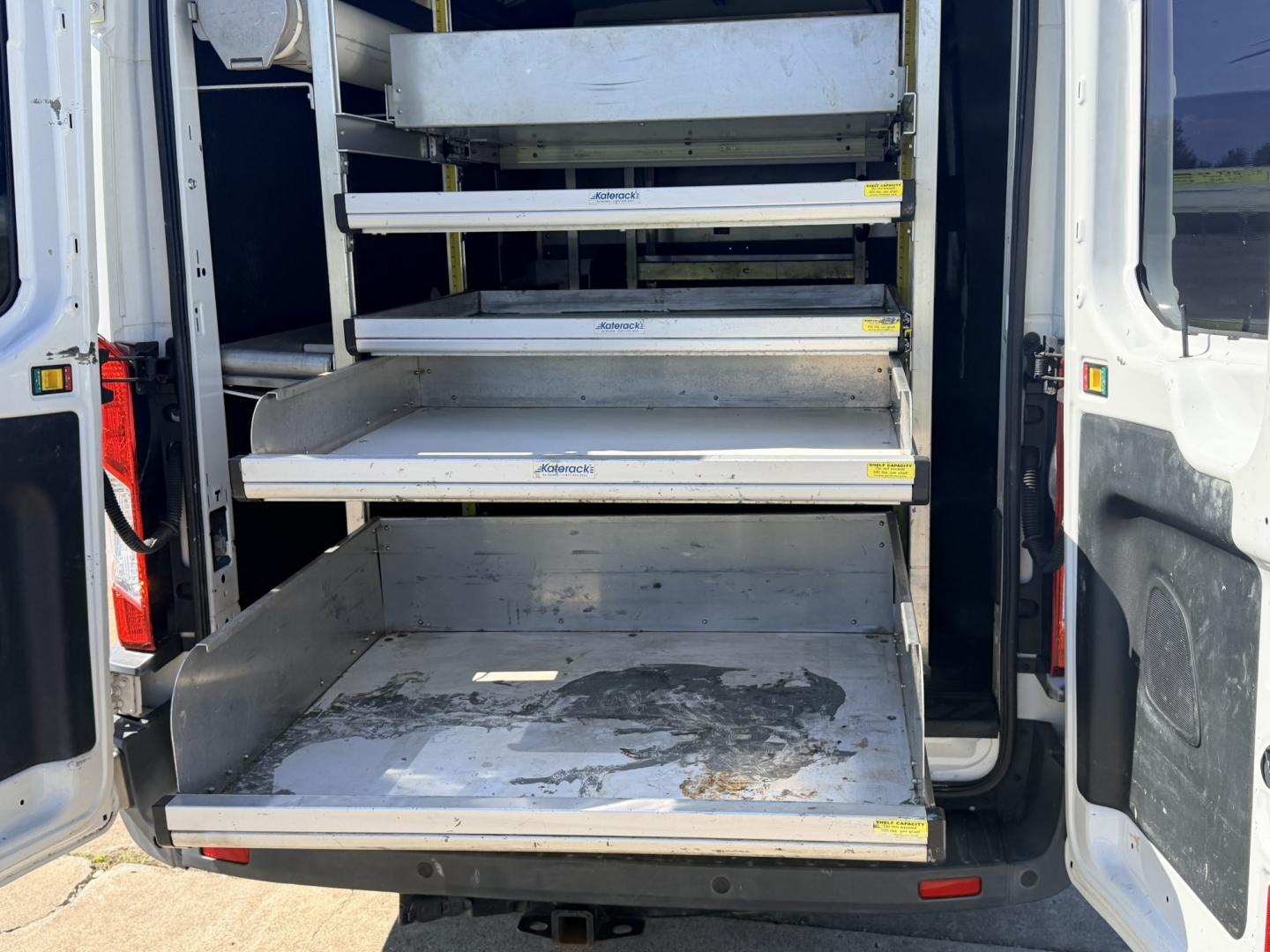 2017 White /BLACK Ford Transit 250 Van Med. Roof w/Sliding Pass. 148-in. WB (1FTYR2CM1HK) with an 3.7L V6 DOHC 24V engine, 6A transmission, located at 17760 Hwy 62, Morris, OK, 74445, (918) 733-4887, 35.609104, -95.877060 - 2017 FORD TRANSIT 250 HIGH TOP BI-FUEL SYSTEM RUNS ON CNG OR GASOLINE HAS THE 3.7L V6 ENIGINE. ***CLEAN TITLE*** IT FEATURES KEYLESS ENTRY, CLOTH INTERIOR, MANUAL SEATS, POWER WINDOWS, POWER LOCKS, POWER MIRRORS, CRUISE CONTROL, HANDS FREE CALLING, AM/FM RADIO, SIRIUS RADIO, BLUETOOTH RADIO, BACKUP- Photo#18